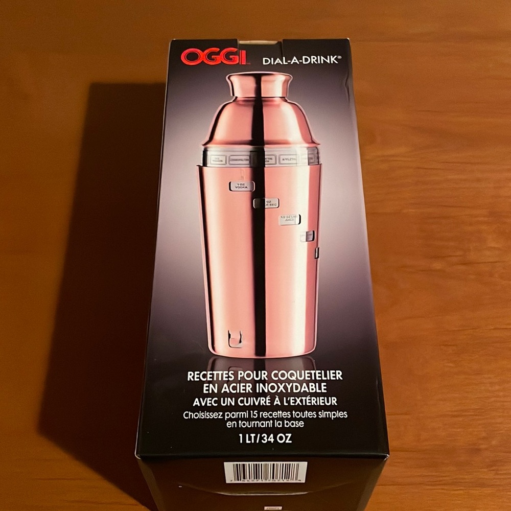 Stainless Steel Recipe cocktail shaker